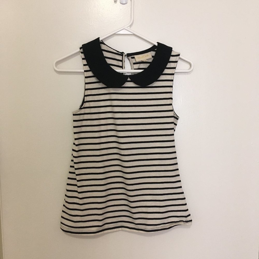 Modcloth peter pan striped shirt